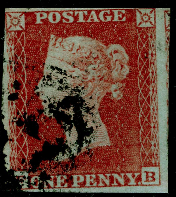 SG8, 1d red-brown PLATE 161, USED. Cat £50. FB