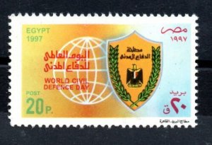 1997  - Egypt - World Civil Defence Day - Complete set 1v.MNH** 