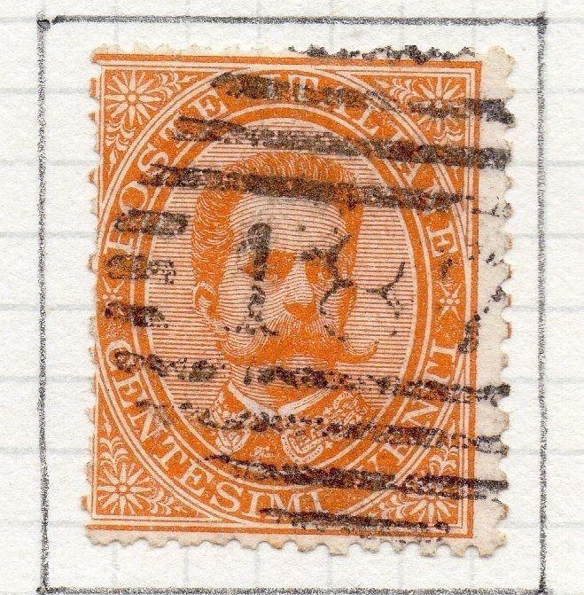 Italy 1870-80s Classic Umberto Issue 20c. Fine Postmark  96443