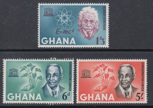 Ghana 189-191 UNESCO MNH VF