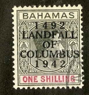 BAHAMAS 125 USED SCV $11.00 BIN $4.25 ROYALTY