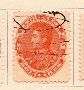 Venezuela 1893 Early Issue Fine Used 3B. 151135