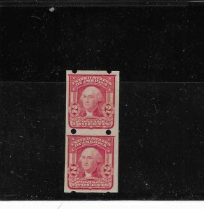 US SCOTT# 320 PAIR W/BRINKERHOFF TYPE II PERFS MH