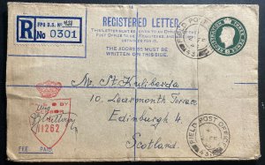 1946 Polish Army Brigade FPO On Active Service Cover To Edinburgh Scotland