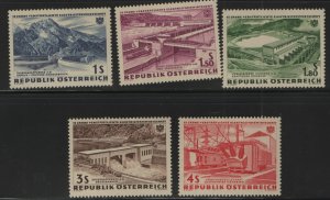 AUSTRIA, 675-681,   MNH,  SHORT SET