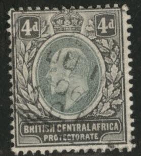 British Central Africa, BCA Scott 62 Crown CA wmk 1903