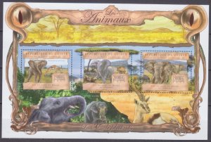 2013 Guinea 9825-9827KL Fauna - Elephants  20,00 €