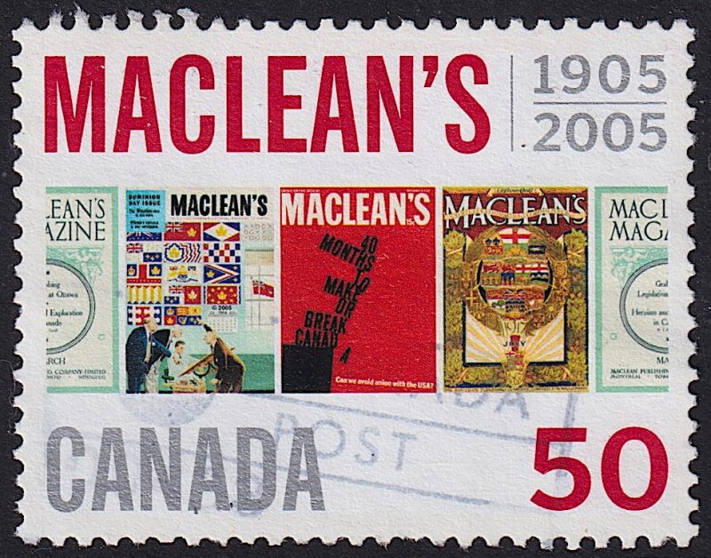 Canada - 2005 - Scott #2104 - used - Maclean's Magazine