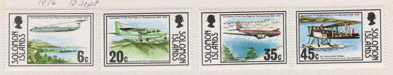 British Solomon Islands Sc#341-344 MH