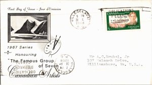 Canada, Worldwide First Day Cover, Art