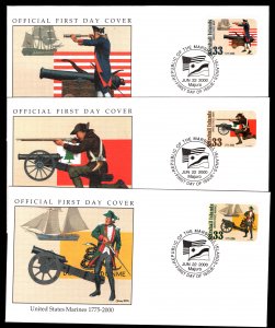 Marshall Islands, Worldwide First Day Cover, Americana, Military Related