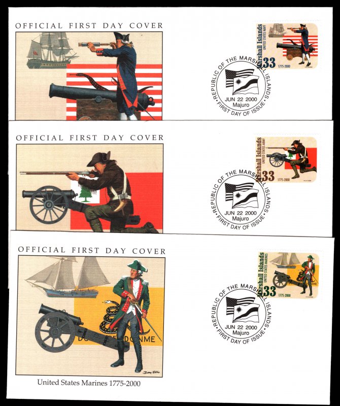 Marshall Islands, Worldwide First Day Cover, Americana, Military Related