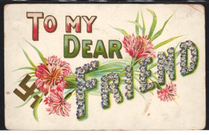 USA ~1908  Swastika Post Card - #300 Cancelled Chicago, IL ~ Good, PM