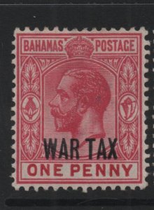 Bahamas 1918 SG97, one penny, mounted mint, War stamp 31940