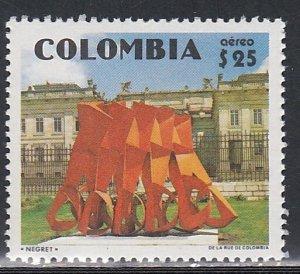 Colombia # C688, The Watchman by Negret, Mint NH..