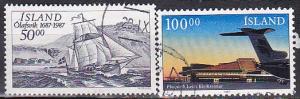 Iceland 637-8 1987 Two Issues Cpl Used
