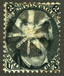 U.S. #87 USED FANCY CANCEL