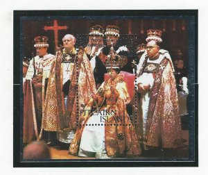 Pitcairn island QEII 25th Coronation ann.  sheetlet mnh SC 177