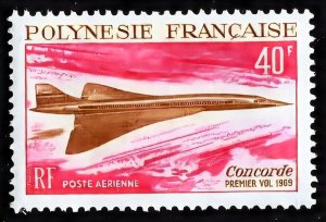 French Polynesia 1969 Sc#C50 CONCORDE ISSUE Single MNH