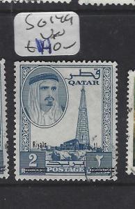 QATAR (P1501B)  REVALUED ON  2R/2R  SG 149   VFU 