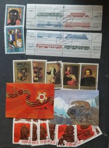 1985 RUSSIA USSR CCCP Used CTO Stamp Lot Collection T5704