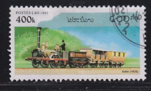 Laos 1308 Adler, Steam Locomotive 1997