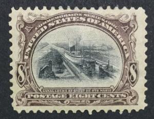 MOMEN: US #298 MINT OG H #25549