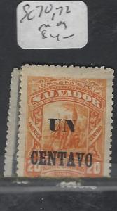 SALVADOR   (PP2708B)  SC 70, 72     COLUMBUS    MOG