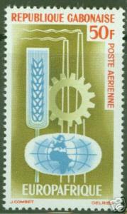 GABON Scott C21 MNH** Europafrica issue 1974