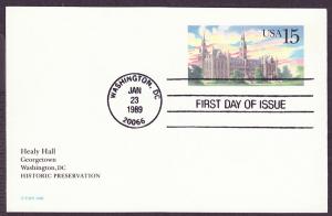 UX128 Healy Hall uncacheted FDC