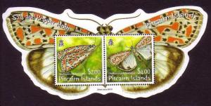 Pitcairn Salt and Pepper moth MS SG#MS736