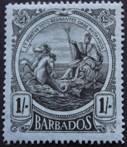 Barbados 1916 One Shilling SG 189 mint