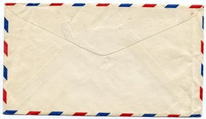 Transport 6c on 6c airmail envelope used fm Marine 2nd Defense Bn at Samoa, 1943