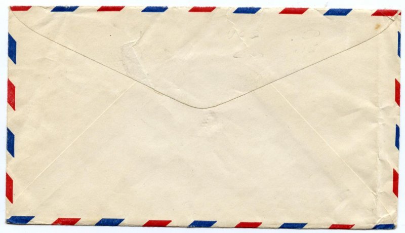 Transport 6c on 6c airmail envelope used fm Marine 2nd Defense Bn at Samoa, 1943