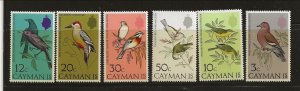 CAYMAN ISL. Sc 322-27 NH issue of 1974 - BIRDS