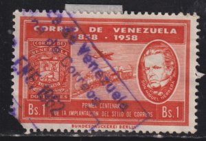 Venezuela 742 Centenary of Venezuelan Postage Stamps 1959