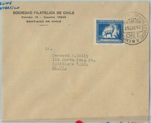 67527 -  CHILE - Postal History -  COVER   1952:  NATURE Fauna ANIMALS