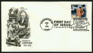 #3183l 32c Crossword Puzzle, Art Craft-Hand Cancel FDC **ANY 5=FREE SHIPPING**