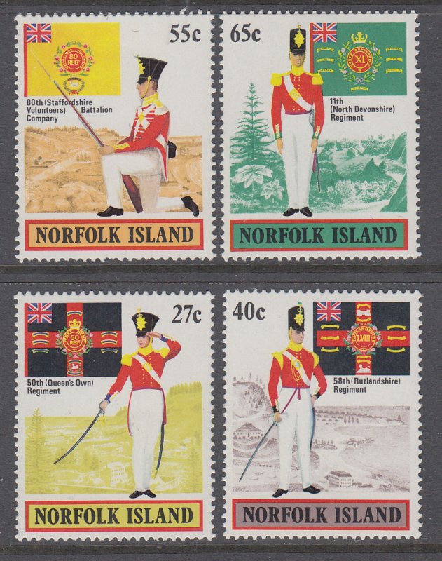 Norfolk Island 302-305 MNH VF