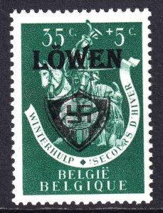 BELGIUM B333 WW2 LÖWEN OVERPRINT OG NH U/M F/VF BEAUTIFUL GUM