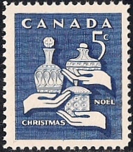 Canada #444 5 cent Christmas mint OG NH VF