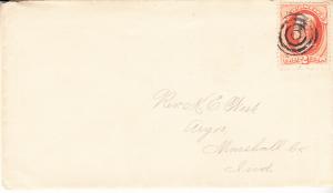 US  #183 on Cover with Letter