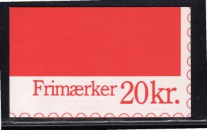 DENMARK SC# 887a, 883a (H55 FACIT) COMP BKLT VF/MNH