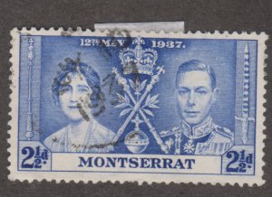 Montserrat 91 Coronation Issue 1937