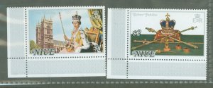 Niue #194-195  Single (Complete Set)