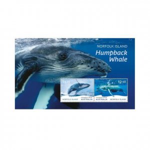 2024 Norfolk Is Humpback Whales SS (Scott NA) MNH