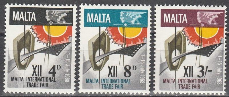 Malta #384-6  MNH VF  (V2911L)