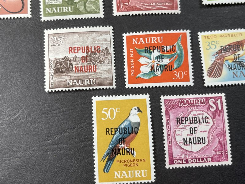 NAURU # 72-85-MINT/HINGED-----COMPLETE SET------1968