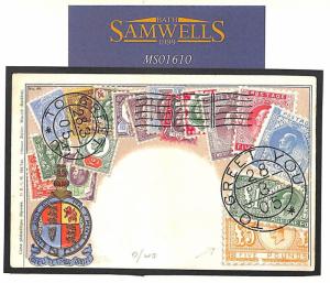 MS1610 1905 GB PHILATELY ZIEHER CARD Illustrating Note **KEVII £5 Orange!***** 