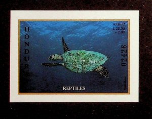 HONDURAS Sc C1038 NH SOUVENIR SHEET OF 1998 - TURTLE